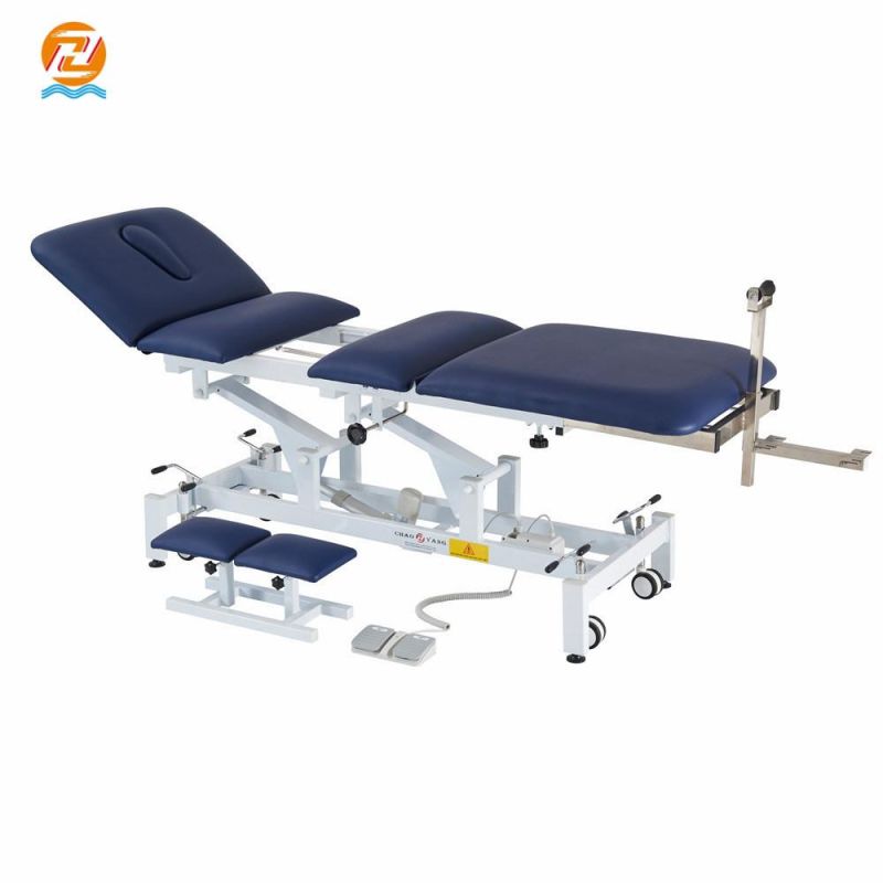 Ultra Luxury Medical Instrument 4 Section Electric Traction Bed