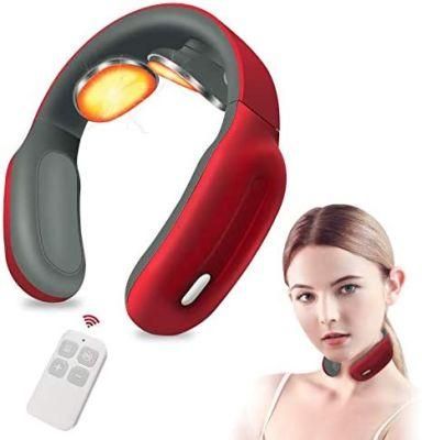 Neck Massager Heated Portable Cordless Electric Neck Massage Equipment
