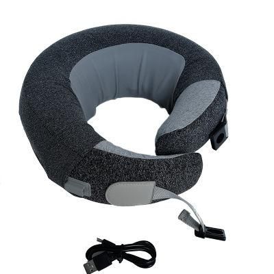 Office Home Car Portable Traveling Kneading Shiatsu O or U Shaped USB Charging Neck Pillow Massager with Heating