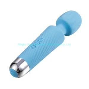 Valleymoon Blue Cordless Rechargeable Pussy Stimulate Mini Wand Vibrator