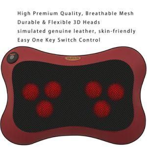 Home Best Hot Shiatsu Massage Pillow Neck and Back Waist Neck Back Shoulder Full Body Heat Electric Kneading Massager