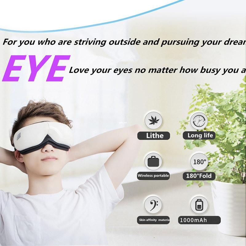 Bluetooth Rechargeable Eye Care Massager with Music Air Pressure Eye Massager