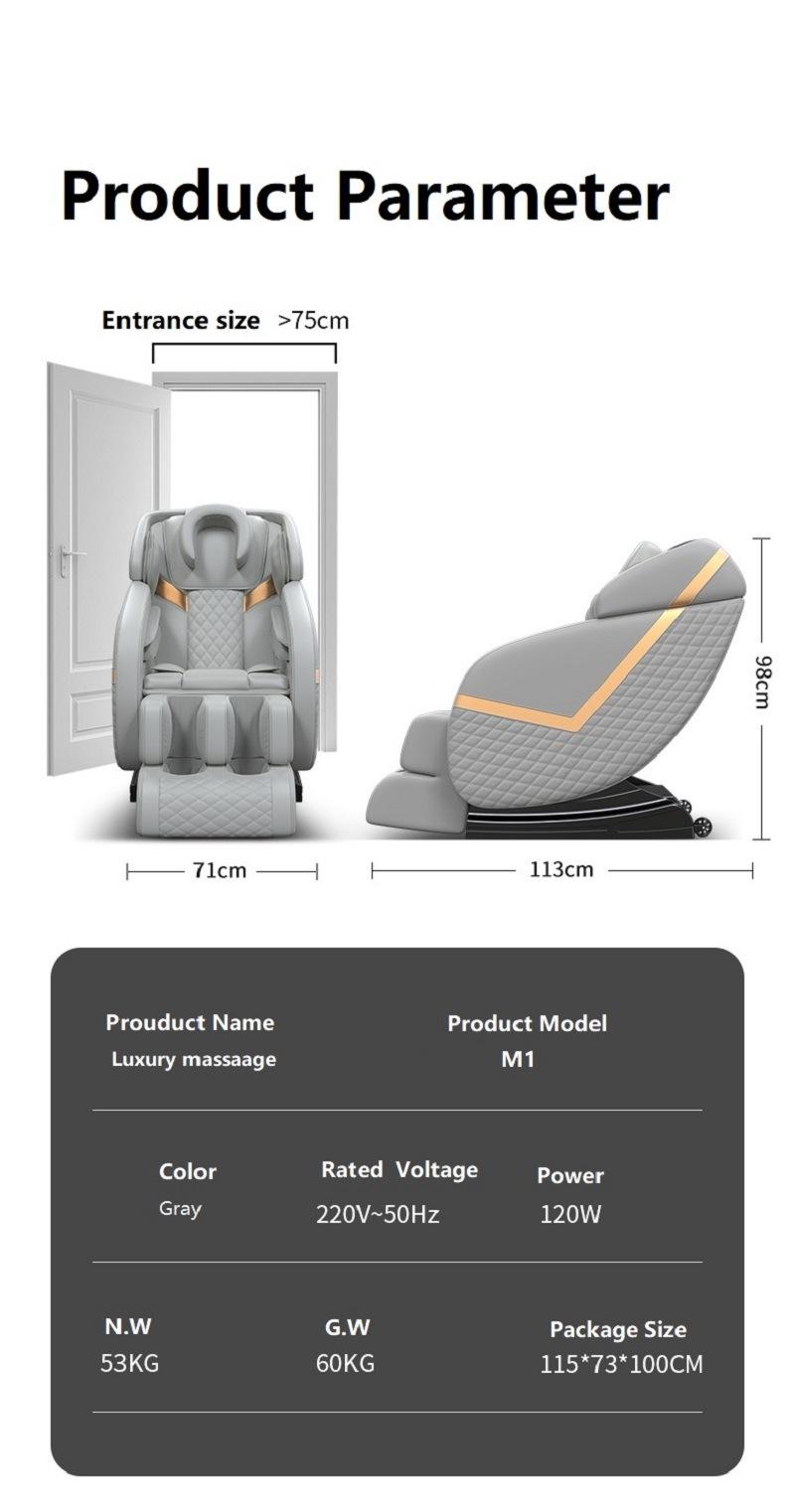 2022 Sauron M1 Good Price Massage Sofa Shiatsu Foot Massage Chair Heating Function Massage Chair