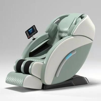 Sauron T100 New Product 3D Luxury Massager Chair Long SL Track Full Body Massage Chairs Cheap Price