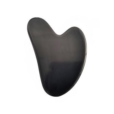 Heart-Shaped Lovely Portable Scraping Board New Beauty Massage Obsidian Smooth Skin Scraping Board
