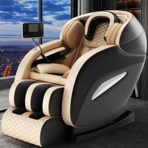 Electric Full Body Vibration Air Squeezing Shiatsu L Track Massage Chair with Bt Speakers Kneading Full Body Foot Head Massage Chair