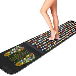 Manufacture Wholesale Natural Linen Foot Spikes Foot Massage Mat