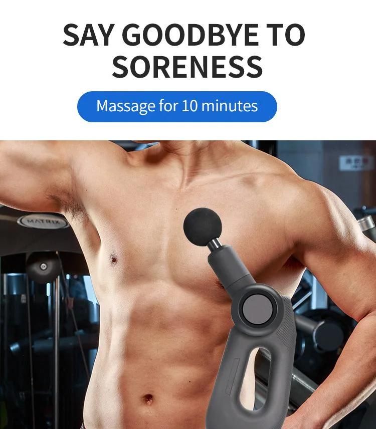 Cordless Adjustable Frequency Massage Gun for Muscle Relaxing