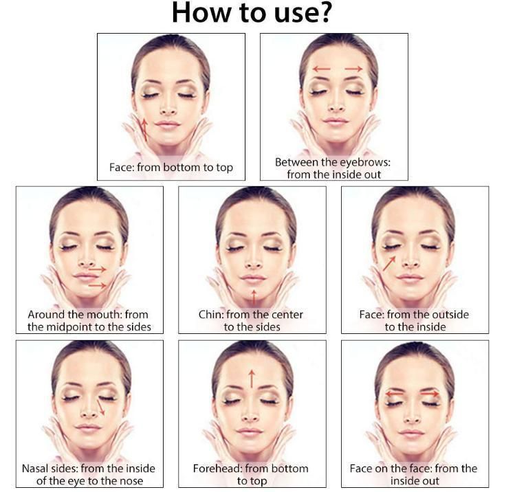 Facial Massage Device Face Massage Roller Quartz Facial Roller Flower Jade Roller