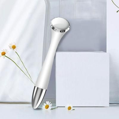 Portable Mini Handheld Silver Gold Face Lift Tool Anti Aging Lift Roller Face Massager