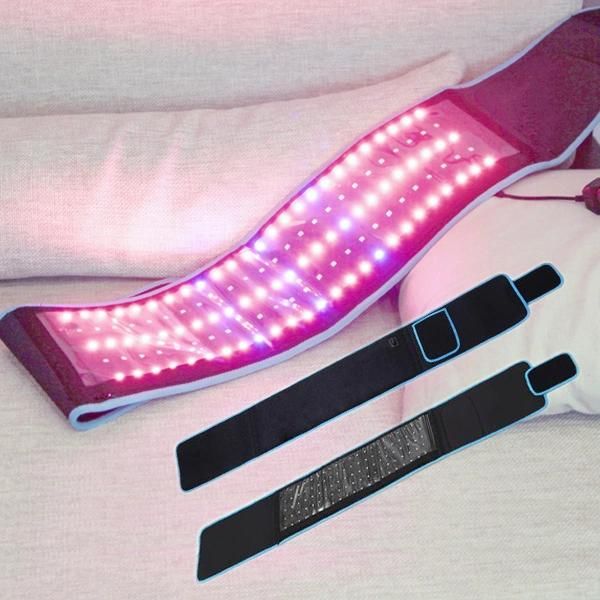 Adjustable Electric Waist Belt Heating Magnetic Therapy Support Brace Pain Relief Back Waist Support LED Red Light Therapy Belt