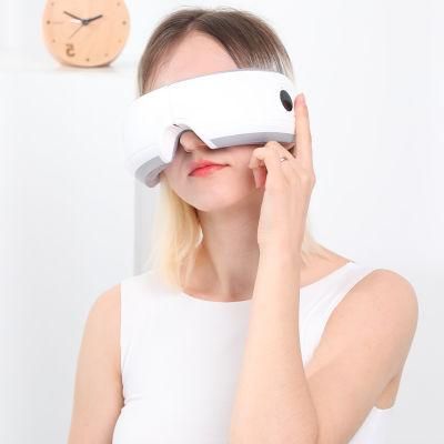 Hezheng Rechargeable Wireless Bluetooth Eye Care Massager Vibration Eye Mask Hot Compress Massage Machine