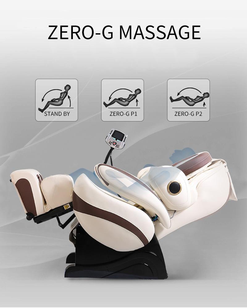 Best 2022 Electric 4D Shiatsu Massage Chair Full Body Massager with High Qualified PU