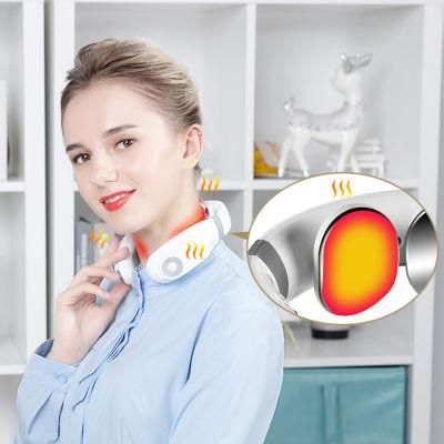 Relaxing Neck Pain Massager Therapy Care Body Heating Tens Massager