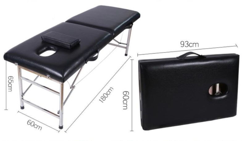 Synthetic Leather Beauty Massage Bed Folding Salon SPA Treatment Therapy