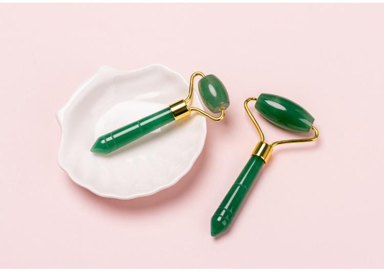 Hot Selling 100% Real Rose Quartz Guasha Mini Face Jade Roller