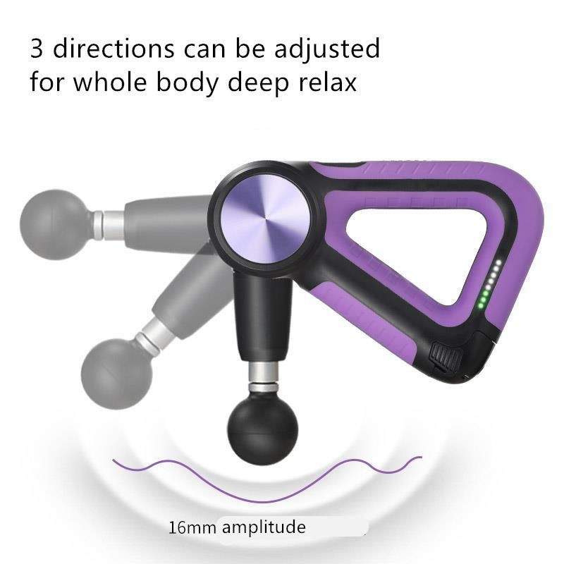 Wireless Body Deep Tissue Exercise Massage Gun Vibrating Body Massager Fascia Gun