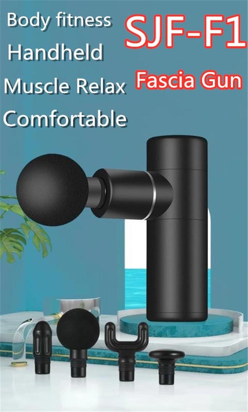 Fascia Physiotherapy Massage for Massage Relieving Pain Workout Fitness Machine Massage Gun 3 Batteries Durable
