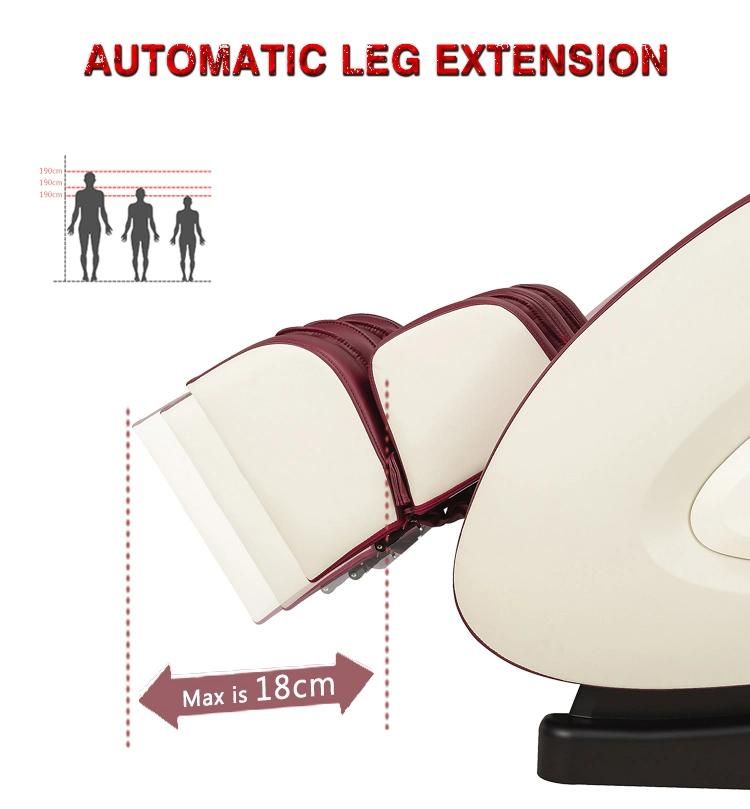 Automatic Airbag Foot Roller Shiatsu Massage Chair Office