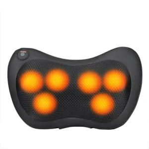 Heat Kneading Wireless Rechargeable Massage Pillow for Car Home Massager