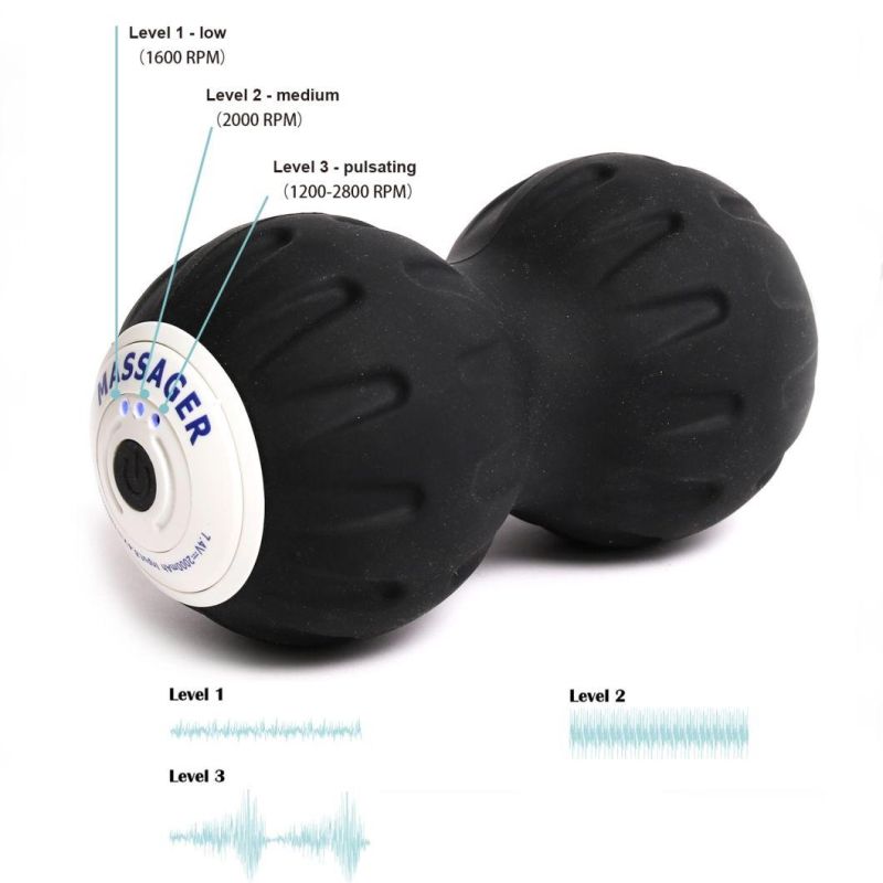 Procircle Silicone Peanut Therapy Vibrating Massage Ball