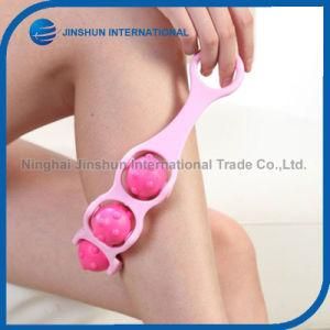 Beauty Equipment Pink Color Cute Mini Body Massager Plastic Foot Massager Roller