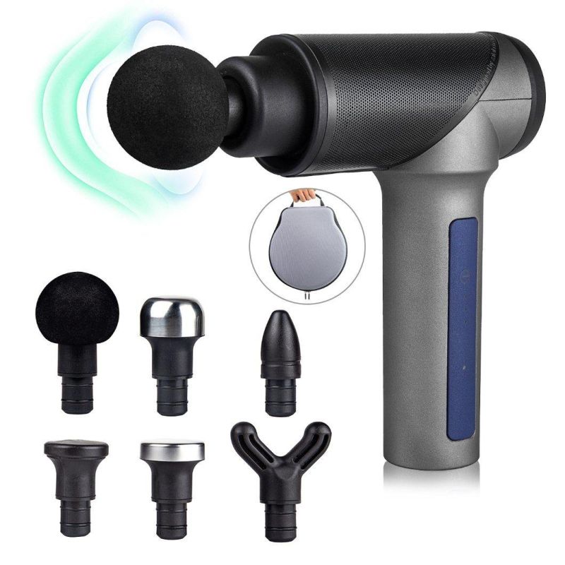 2021 Mini Vibration Sports Massager Deep Tissue Fascia OEM Muscle Massage Gun with LCD Screen