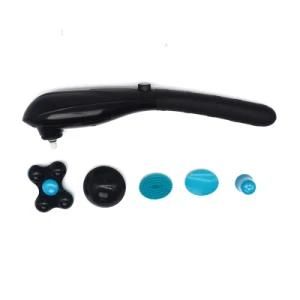 New Design 5 Interchangeable Nodes Cordless Body Vibration Massager Machine, Electric Full Body Back Massager Handheld