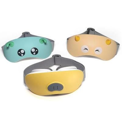 2022 New Design Air Pressure Warm Heated Mini Comfortable Custom Logo Kids Eye Massager