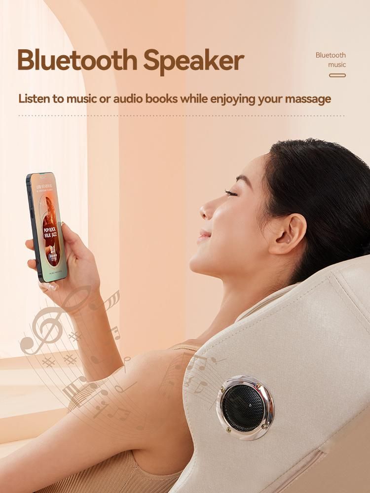 Multifunction Heating Massager Cushion Rolling Massage Cushion Airbag Massage Mattress