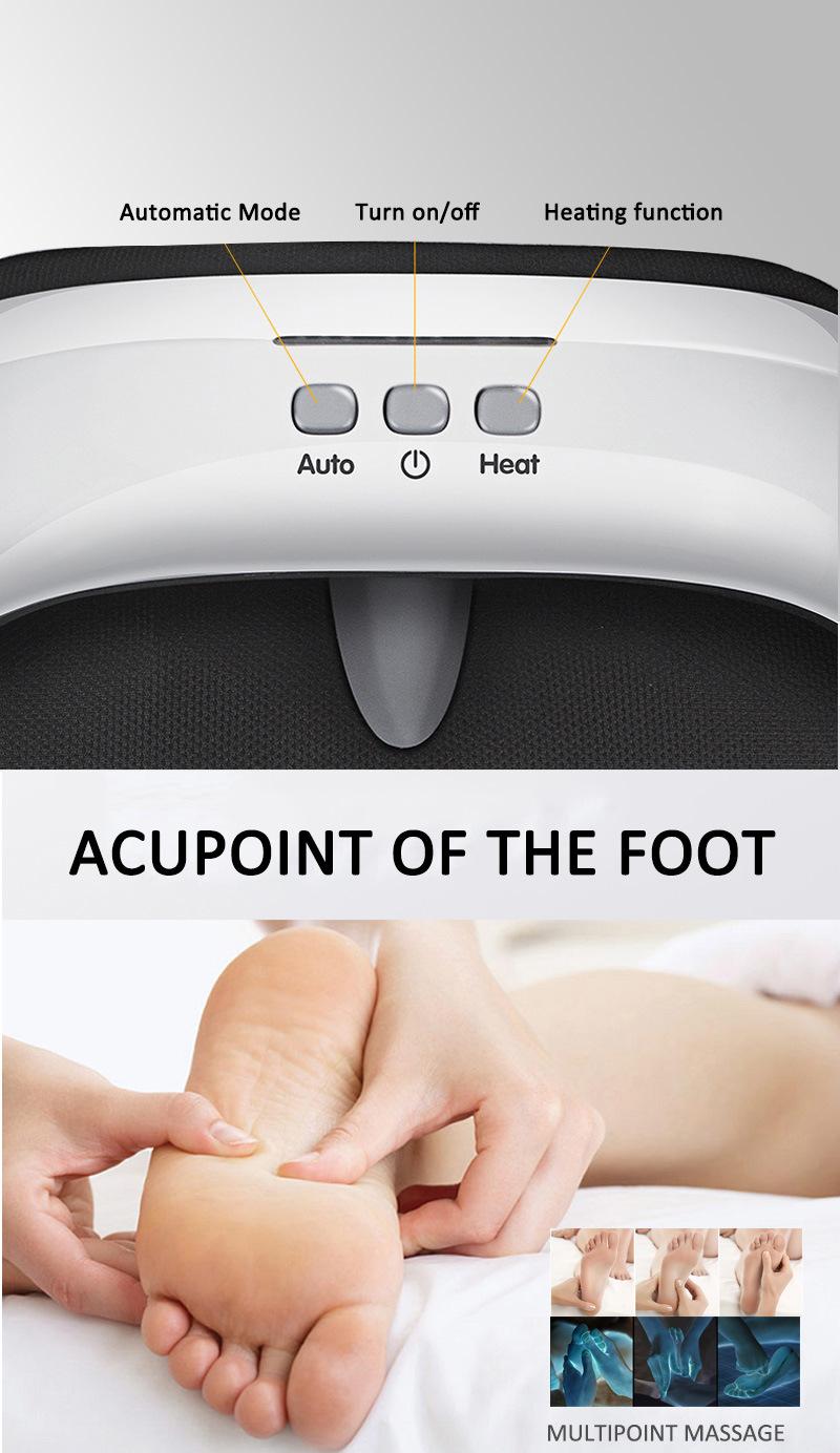 New Design Vibrating Gua Sha Heated Roller Foot Massager