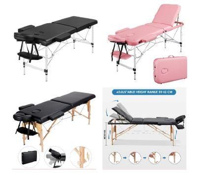 SPA Beauty Adjustable Portable Fold Massage Table