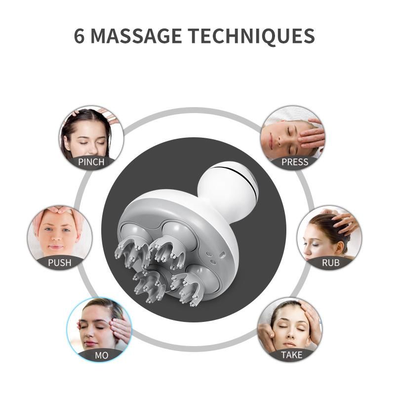 Handheld Portable Head Scratcher Massager for Hair Growth, Deep Clean and Stress Relax Scalp Massager