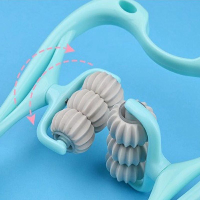 Rolling Massager Six-Wheel Cervical Spine Multifunctional U-Shaped Neck Kneading Clamp Wyz15305