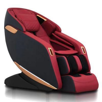 Ai Voice Control Bt Music Electric SL Shape Massage Chair 3D Zero Gravity Luxury Thai Stretch Shiatsu Massage Sofa Chair