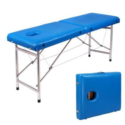 Adjustable Beauty Salon Facial Bed for Massage with Steel Leg