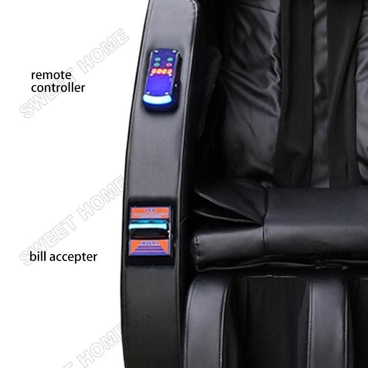 Best Selling Electric Airport Shopping Mall Vending Machine Bill Dollar Paper Money Operated Massage Chair with Coin Acceptor