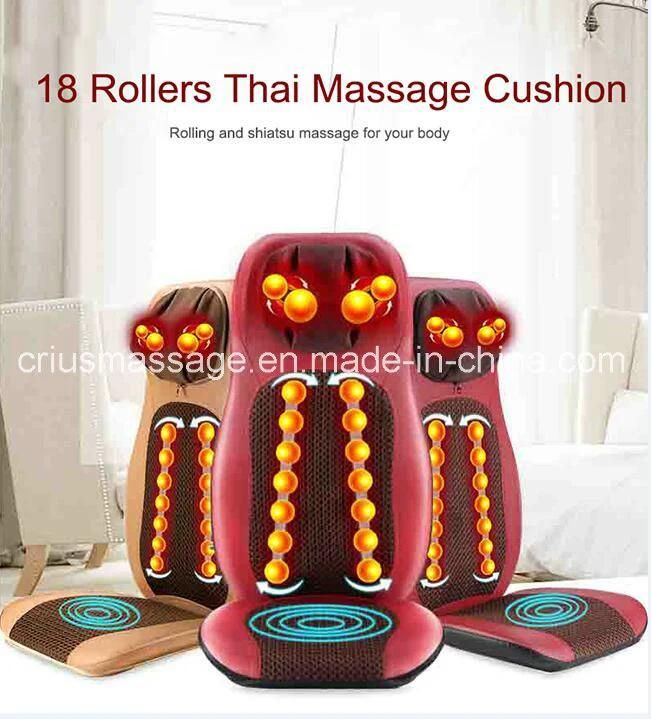 Shiatsu Infrared Recliner Heated Massage Cushion