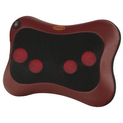 3D Best Electric Cheap Shiatsu Neck and Back Shoulder Waist Deep Tissue Massage Pillow Massager