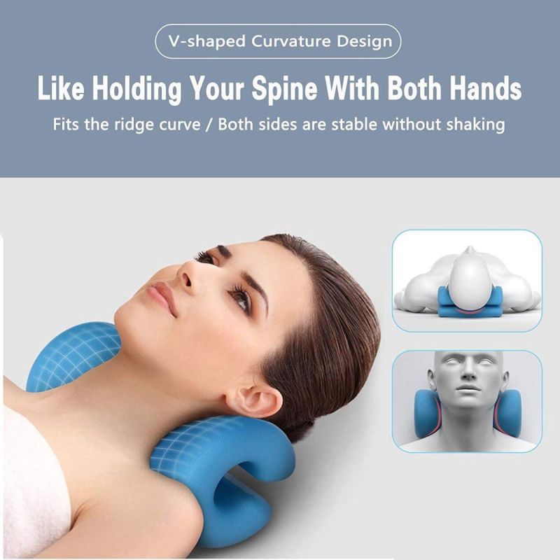 Neck Massage Instrument Pillow Shiatsu Pulse Body for Relieve Cervical Pain