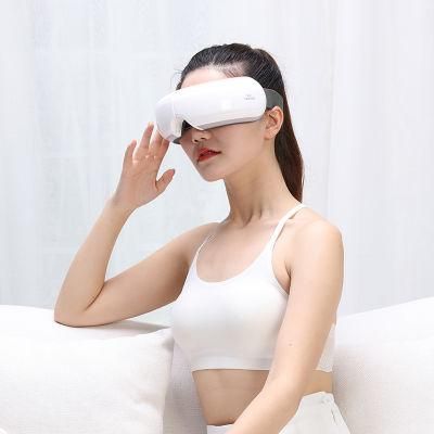 Hezheng Wireless Vibration Eye Mask with Heating and Bluetooth Music Therapy Massager