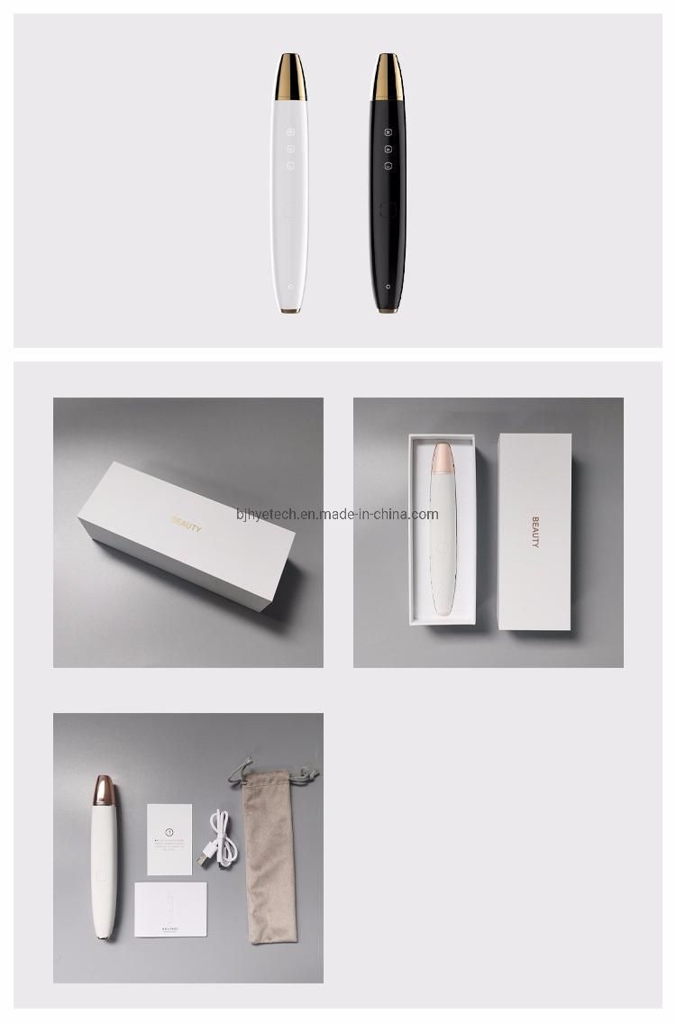 2022 Handheld Face and Eye Beauty Magic Wand Ionic Eye Care Massager Pen with LED Light Facial Beauty Device