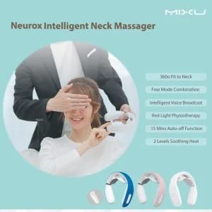 2021 Professional Portable Shiatsu Back and Neck and Shoulder Massager Electric Intelligent Smart Neck Massager