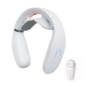 Cordless Office Electric EMS Intelligent Remote Control Therapy Heating Neck Massager
