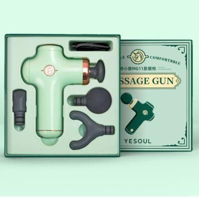 New Vibration Massage Gun Therapy Massager Fascia Body Massage Gun 3 Gears Adjustment Deep Tissue Fascia Gun