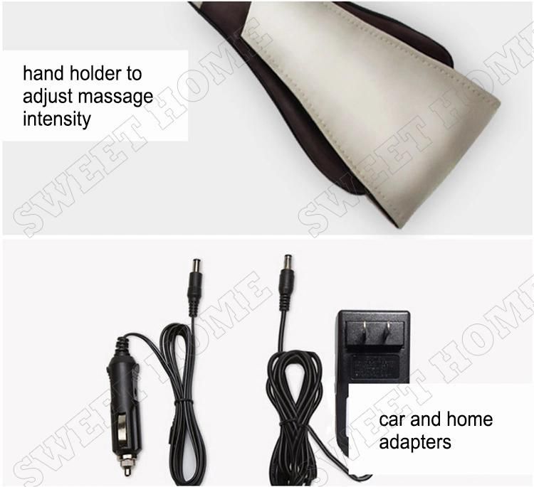 Electric Neck and Shoulder Personal Massager Body Shiatsu Massage Belt with Kneading Roller and Heating