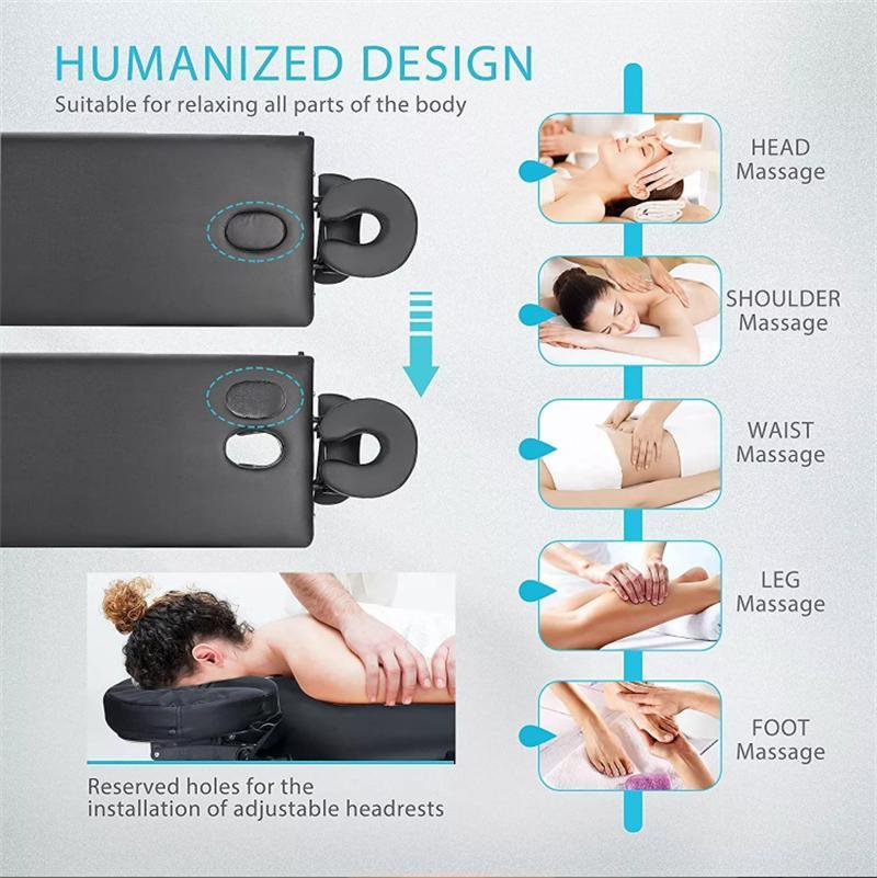 2022 High Quality Adjustable Foldable Massage Bed Best Massage Bed