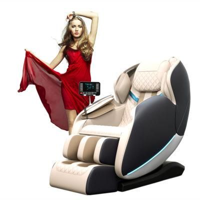 Wholesale Hot Selling SL Shape Rail Zero Gravity Airbag Shiatsu Recliner 3D Cheap Kneading Electric Massage Chair Body Massager