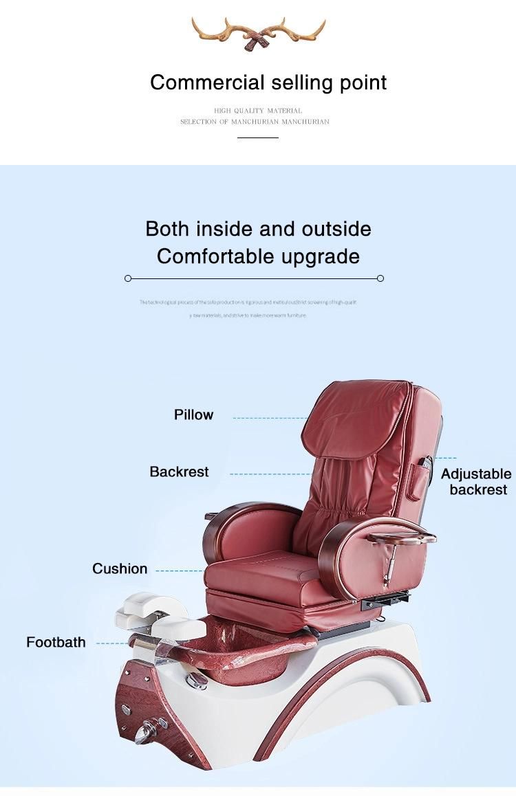 Deluxe Nail Salon Manicure Pedicure SPA Massage Chair