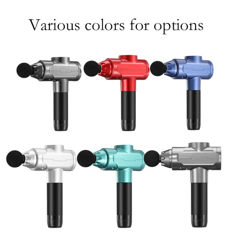 Patent Applied Cordless Powerful Handheld 30 Speed Muscle Deep Tissue Fascial Percussion Massage Gun LED Touch Screen Manufacturer Price